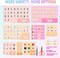 Friendship Bracelet Kit 4 Boxes-13056 Pcs 72 Colors Bracelet Making Kits with Clay Beads, 7200 Pcs Glass Seed Beads and 3 Styles Letter Beads with Charms for Bracelet Making Gift